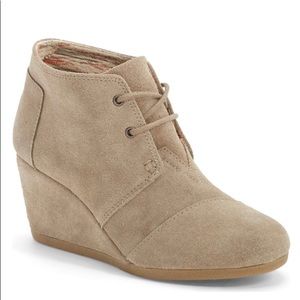 TOMs Desert Lace Up Bootie Brand New with box!